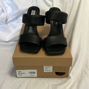 Steve Madden Black Wedge